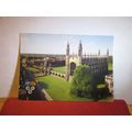 KINGS COLLEGE CHAPEL. Cambridge used postcard b...