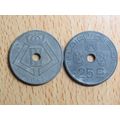 Belgium 1946 25 Centime Belgique (French Text) ...