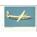 Aviation AIR UK F-27 FOKKER FRIENDSHIP Postcard...