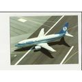 Aviation SABENA BOEING 737-300 Postcard (a)