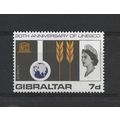 Gibraltar.SG197 7d Orange-Yellow,Violet and Dee...