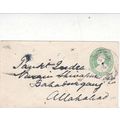 India 1916 Allahabad George V half anna station...