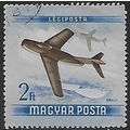 Mi 1383: 2 Ft. cobalt/deep brown Flying Day: