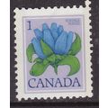 Canada 1977 Bottle Gentian 1c Mint Never Hung S...