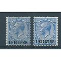 british levant stamps turkish currency sg36 and...