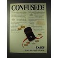 1981 Zales Diamond Jewelry Ad - Confused?
