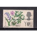GB 1967 QE2 4d Wild Flowers Used stamp SG 720. ...