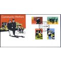 AUSTRALIA 1980 FDC Community Welfare (4 x 22c s...