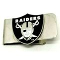 Oakland Raiders Money Clip Metal NFL Football P...