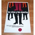 24x36" Movie Poster 4 Soviet film Los vivos y m...
