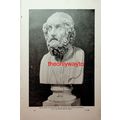 Bust Of Homer From Herculaneum, Book Illustrati...