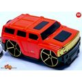 RARE KEYCHAIN RED GOLD HUMMER H3 CARICATURE CUS...