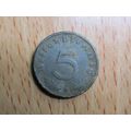 1940a 5 Pfennig Germany Third Reich Coin