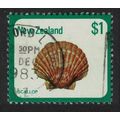 New Zealand Scallop Shell $1 1975 Canc SG#1103