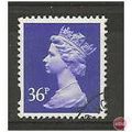Y1690 36p Bright Ultramarine (2 bands).Fine Used.