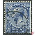 1924 SG422 2 1/2d Blue Wmk Block Cypher Very Fi...