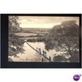 Yorkshire ILKLEY Stepping Stones Postcard by Fr...