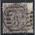 1862 SG84 6d Lilac Good/Fine Used Wing Margin C...
