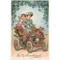 CARTE POSTALE - GAUFREE - ref 3
