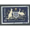 AUS 1976 18c '75TH ANN OF NATIONHOOD' FINE USED...