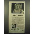1941 Dole Pineapple Juice Ad - What! Thiamin?