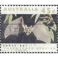 AUSTRALIA, MAMMAL, Ghost Bat, brown 1992, 45c, #2