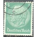 Germany 1934 - 5pf green - President Von Hinden...