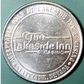 Lakeside. $1 Casino Token. Lake Tahoe, NV. J43.