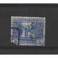 Burma.SG123 1a Bell,Mingun Pagoda (Blue).Fine U...
