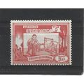 Burma.SG126 3a Girl weaving (Red).Mounted Mint....