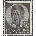 YUGOSLAVIA, King Petar II, dark brown 1935, 0.25D