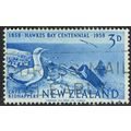 New Zealand 1958 Centenary of Hawkes Bay 3d Blu...