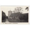 St Mary's Church Bucklebury Postcard Berkshire