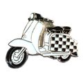 NEW Black & White Chequerboard Scooter MOD Meta...