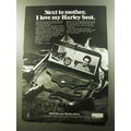 1981 Harley-Davidson Motorcycles Ad - Next to m...