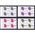 Macao Macau Lucky Numbers 4v Blocks of 4 with m...