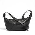Ladies' Genuine Leather Shell Bag Black