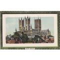 EC168 LINCOLN CATHEDRAL. COLOURED PRINTED POSTCARD