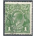 Australia 1926 SG86 1d Sage-Green Perf 14 Fine....
