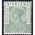 1897 ST HELENA Sg46 ½d GREEN M/MINT (G18)