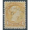 Canada 1878 SG75 1c Bright Yellow Fine Used....