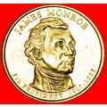 MONROE (1817-1825): USA ★ 1 DOLLAR 2008D UNC MI...