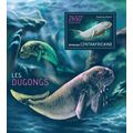 CENTRAL AFRICA 2013 SHEET MNH DUGONGS MARINE LI...