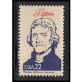 2216c 22c Thomas Jefferson Fine MNH W4661