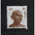 India.SG1073 50p Gandhi (Brown).Fine Used.June23a