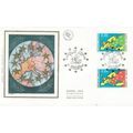 France 1990 Conseil de Europe Silk FDC Strasbou...