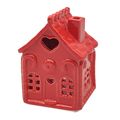 Red Candy House Tealight Candle Holder with Tea...