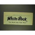1908 White Rock Water Ad - World's Best Table W...