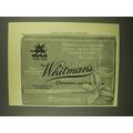 1908 Whitman's Super Extra Chocolates & Confect...