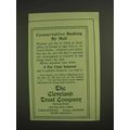 1907 The Cleveland Trust Company Ad - Banking B...